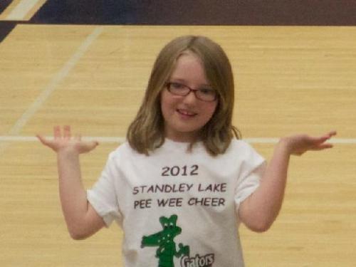 Jessica Ridgeway at Cheer Camp 2012